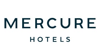 Graphic shows text that says 'Mercure Hotels'