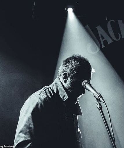 Musical performer on stage